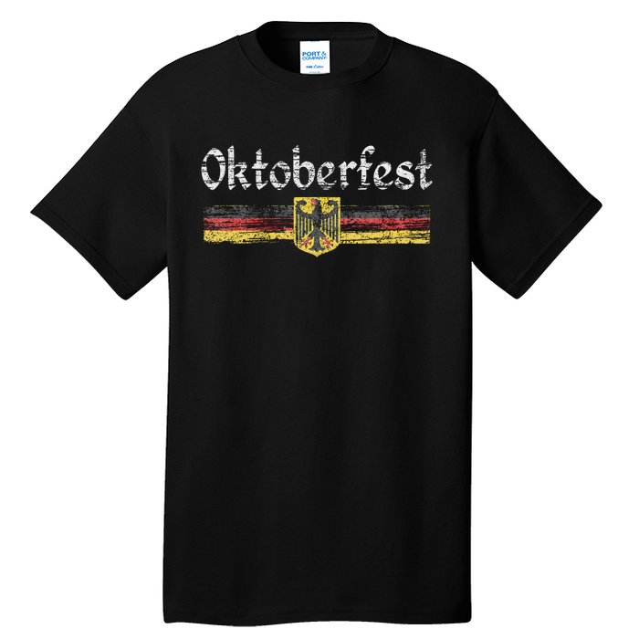 Vintage German Flag Oktoberfest German Beer Tall T-Shirt