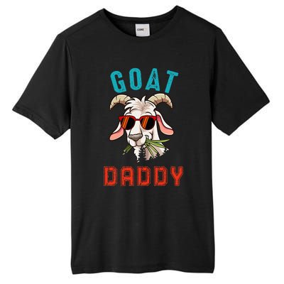 Vintage Goat Funny Daddy Cute Goat Sunglasses Farmer Family Tall Fusion ChromaSoft Performance T-Shirt