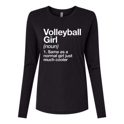 Volleyball Gifts For Teen Retro Vintage Heart Womens Cotton Relaxed Long Sleeve T-Shirt