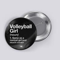 Volleyball Gifts For Teen Retro Vintage Heart Button