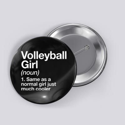 Volleyball Gifts For Teen Retro Vintage Heart Button