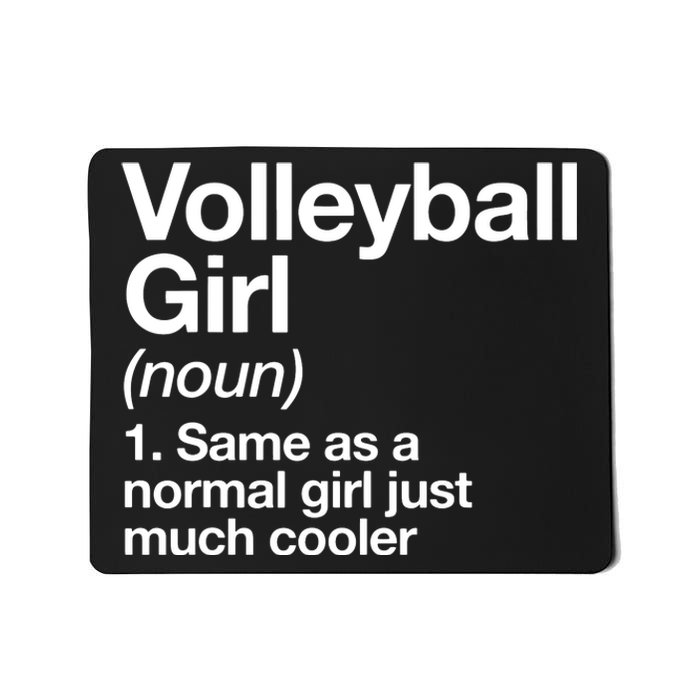 Volleyball Gifts For Teen Retro Vintage Heart Mousepad