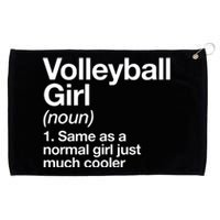 Volleyball Gifts For Teen Retro Vintage Heart Grommeted Golf Towel