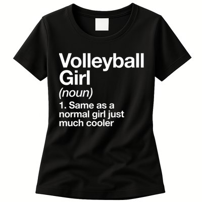 Volleyball Gifts For Teen Retro Vintage Heart Women's T-Shirt