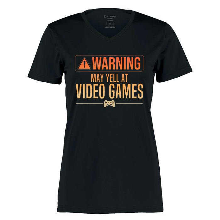 Video Game For Women Gaming Nerd Pc Gamer Women's Momentum V-Neck T-Shirt