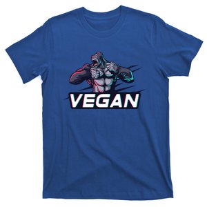 Vegan Gift Gorilla Strong Strength Raw Plant Power Gym Workout Cute Gift T-Shirt