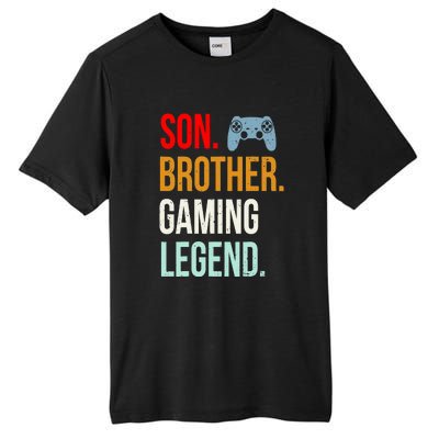 Vintage Gaming Gamer Brother Video Game Tall Fusion ChromaSoft Performance T-Shirt