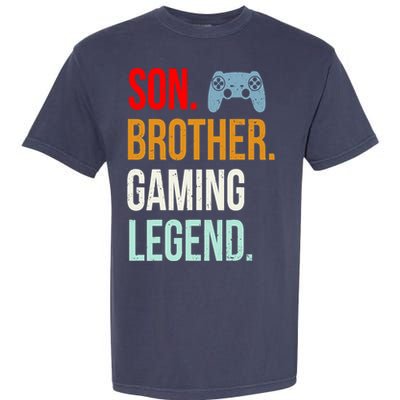 Vintage Gaming Gamer Brother Video Game Garment-Dyed Heavyweight T-Shirt