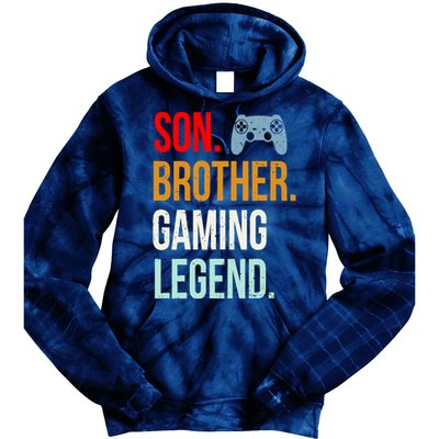 Vintage Gaming Gamer Brother Video Game Tie Dye Hoodie