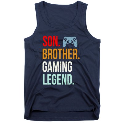 Vintage Gaming Gamer Brother Video Game Tank Top