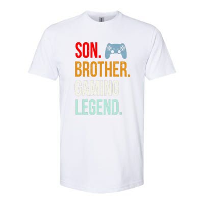 Vintage Gaming Gamer Brother Video Game Softstyle CVC T-Shirt