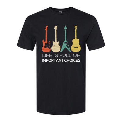 Vintage Guitar Gift Electric And Acoustic Softstyle® CVC T-Shirt