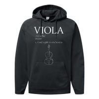 Viola GodS Gift For Orchestra Performance Fleece Hoodie