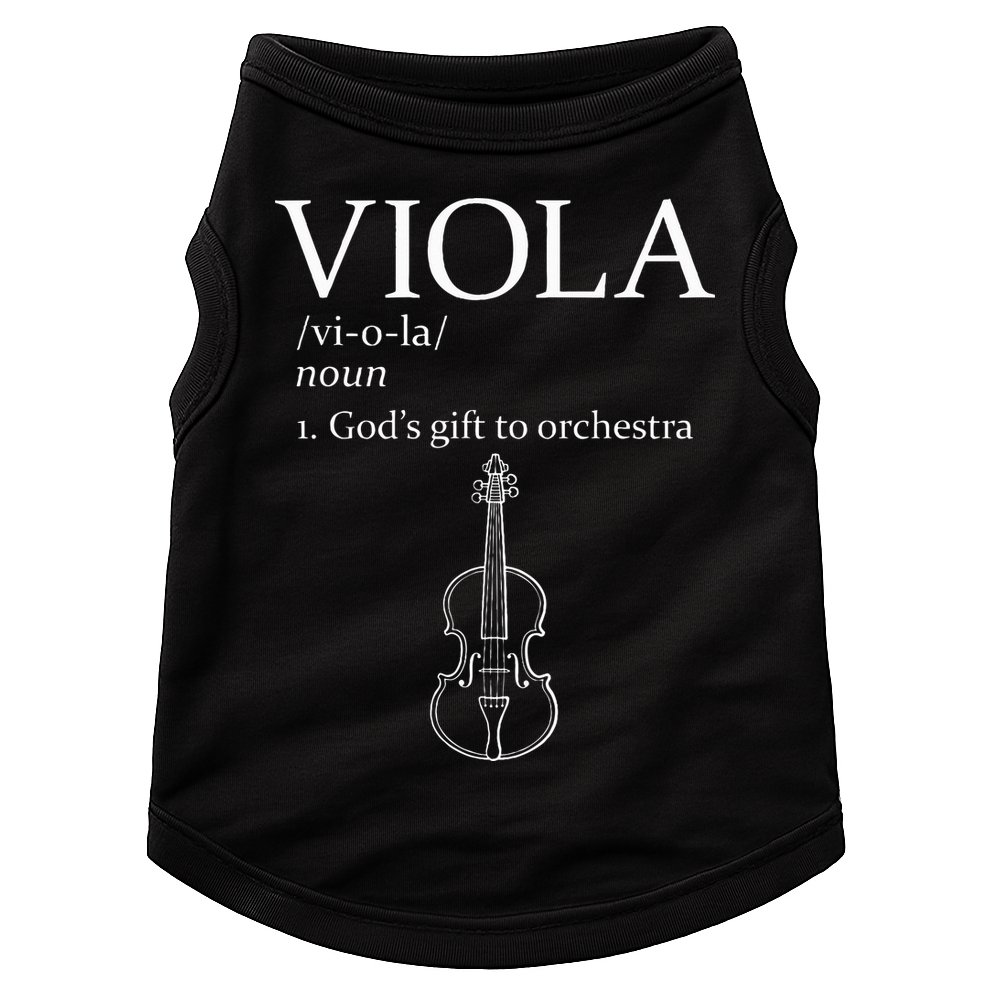 Viola GodS Gift For Orchestra Doggie Tank