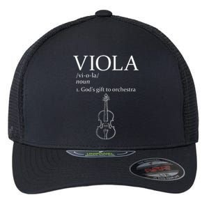 Viola GodS Gift For Orchestra Flexfit Unipanel Trucker Cap