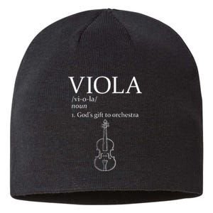 Viola GodS Gift For Orchestra Sustainable Beanie