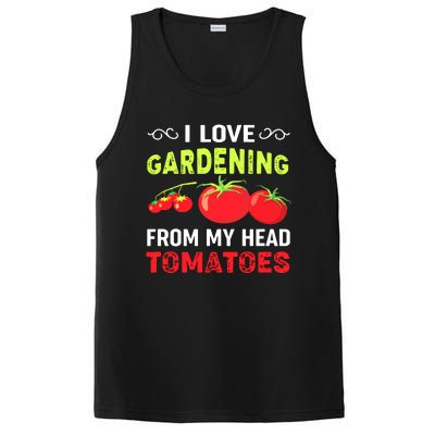 Vegetable Gardener, Gardening, Funny Pun: Head Tomatoes PosiCharge Competitor Tank