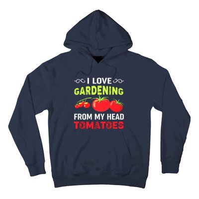 Vegetable Gardener, Gardening, Funny Pun: Head Tomatoes Hoodie