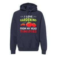 Vegetable Gardener, Gardening, Funny Pun: Head Tomatoes Premium Hoodie