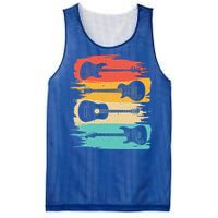 Vintage Guitar Gift Music Band Guitarist Stuff Funny Gift Mesh Reversible Basketball Jersey Tank