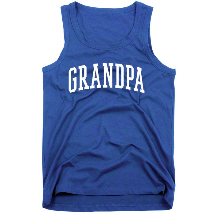 Varsity Grandpa Gift Tank Top