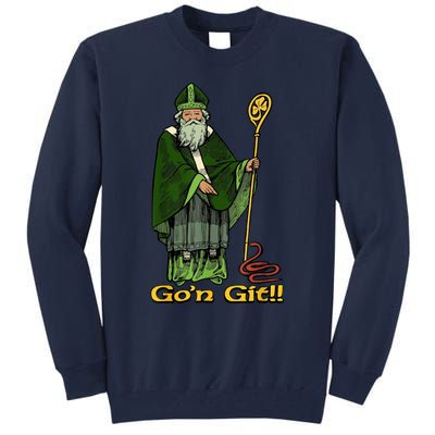 Vintage GoN Git Happy St Patricks Day Funny St Patrick Tall Sweatshirt