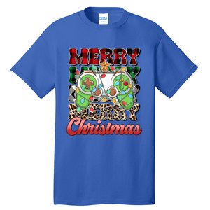 Video Gamer Gaming Controller Christmas Santa Xmas Funny Gift Tall T-Shirt