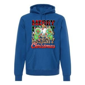 Video Gamer Gaming Controller Christmas Santa Xmas Funny Gift Premium Hoodie