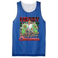 Video Gamer Gaming Controller Christmas Santa Xmas Funny Gift Mesh Reversible Basketball Jersey Tank