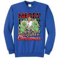 Video Gamer Gaming Controller Christmas Santa Xmas Funny Gift Tall Sweatshirt