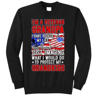 Veteran Grandpa Grandkids Sweatshirt