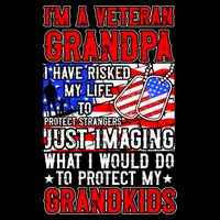 Veteran Grandpa Grandkids Impact Tech Backpack