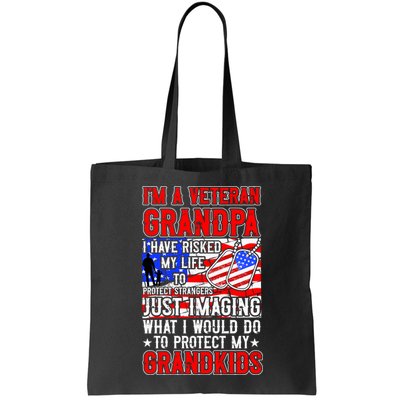 Veteran Grandpa Grandkids Bag