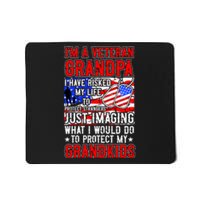 Veteran Grandpa Grandkids Mousepad