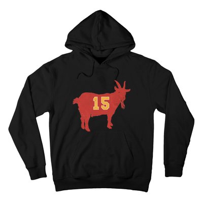 Vintage Grunge Goat 15 Red And Yellow Hoodie