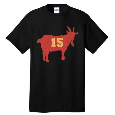 Vintage Grunge Goat 15 Red And Yellow Tall T-Shirt