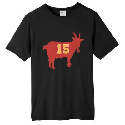 Vintage Grunge Goat 15 Red And Yellow Tall Fusion ChromaSoft Performance T-Shirt