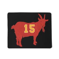 Vintage Grunge Goat 15 Red And Yellow Mousepad