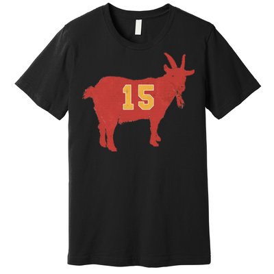 Vintage Grunge Goat 15 Red And Yellow Premium T-Shirt