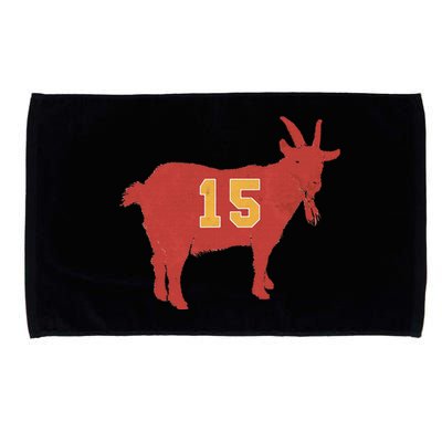 Vintage Grunge Goat 15 Red And Yellow Microfiber Hand Towel