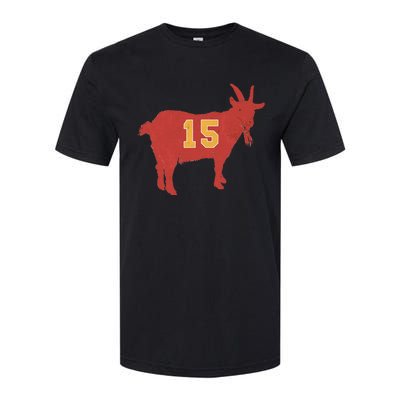 Vintage Grunge Goat 15 Red And Yellow Softstyle CVC T-Shirt