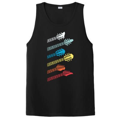 Vintage Guitar Gift For Men Women Music Band Guitarist Stuff PosiCharge Competitor Tank