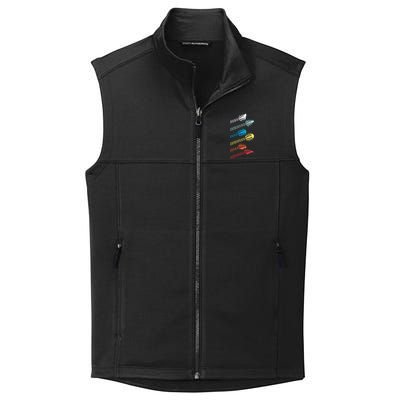 Vintage Guitar Gift For Men Women Music Band Guitarist Stuff Collective Smooth Fleece Vest