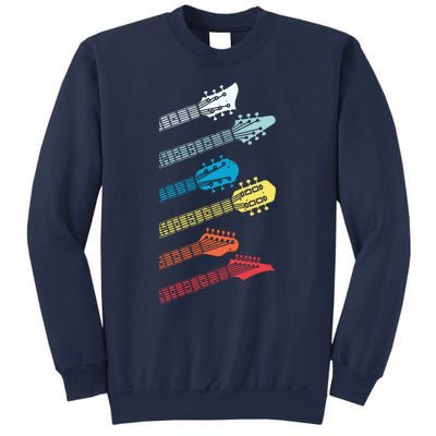 Vintage Guitar Gift For Men Women Music Band Guitarist Stuff Sweatshirt