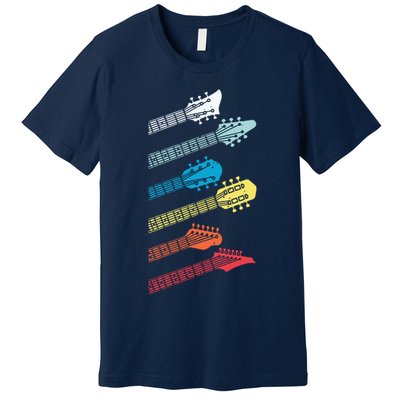 Vintage Guitar Gift For Men Women Music Band Guitarist Stuff Premium T-Shirt