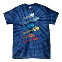 Vintage Guitar Gift For Men Women Music Band Guitarist Stuff Tie-Dye T-Shirt