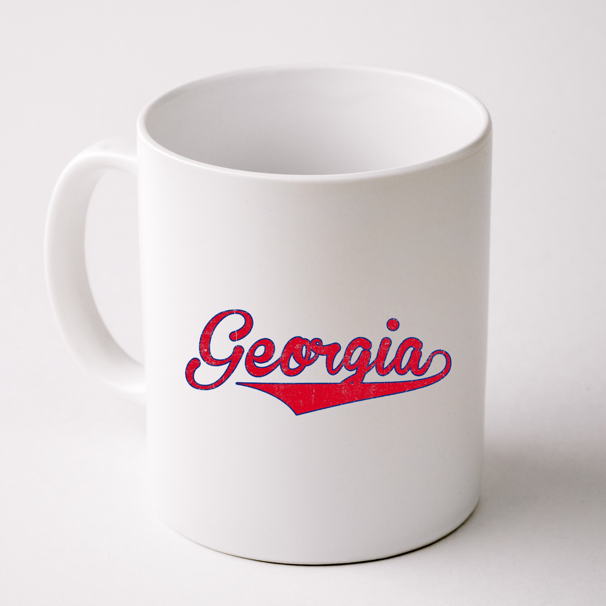 Vintage Georgia GA Throwback Red Retro Georgia Apparel Gift Mug