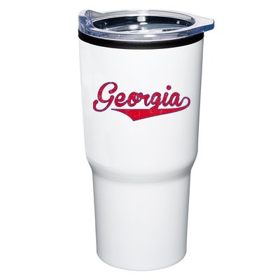 Vintage Georgia GA Throwback Red Retro Georgia Apparel Gift Tumbler