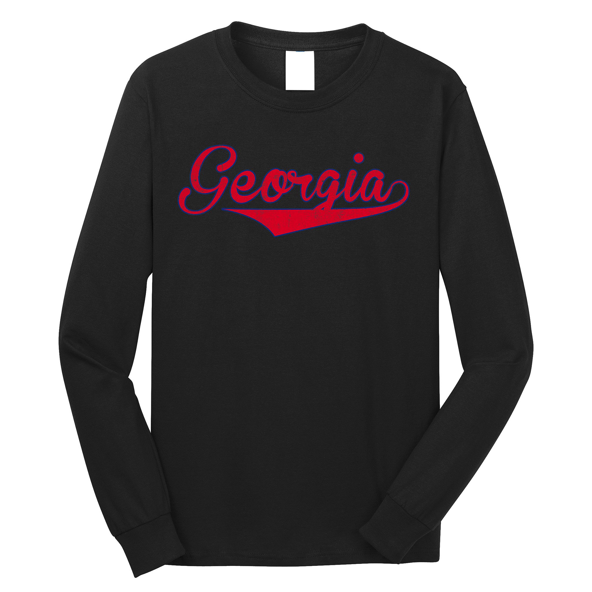 Vintage Georgia Ga Throwback Retro Long Sleeve Shirt