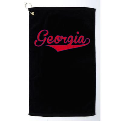 Vintage Georgia Ga Throwback Retro Golf Towel